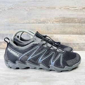 Merrell Hyoramorph Tetrex Mens 7.5 Black Grey Swim Water Shoes Wet Grip J18479